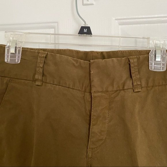 JCrew Andie Shorts olive green size 4 - Picture 4 of 11